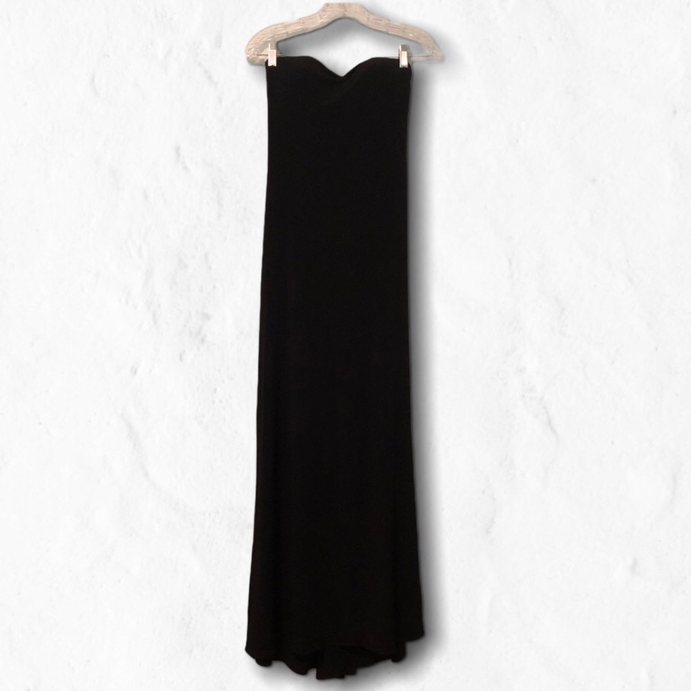 Laundry Black Strapless Formal Dress